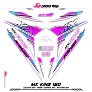 Striping Mx King 150 Sticker Y15zr Sticker Mx King150 Sniper150 Mxi Jupiter Mx Ink. Motif Sticker 77