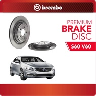 BREMBO Rear Discs (2pcs) - Compatible with Volvo S60 V60