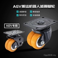 2.5 Caster Wheel Robot Handling Warehouse Shock Absorption Universal Robot 7cm AGV Inch Caster 10cm 