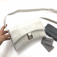 Balenciaga hourglass white bag