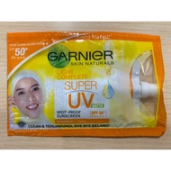Garnier Super UV spot proof Sunscreen SPF 50/PA+++ Sachet 7ml
