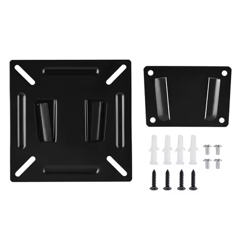 TV Mount Wall-mounted Stand Bracket for 12-24 Inch LCD LED Monitor TV PC Flat Screen VESA 75/100 LCD