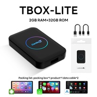 4+32GB Carlinkit Ai BOX 10.0 LITE s แอนดรอยด์ไร้สาย Android Auto & CarPlay Smart TV Box รองรับ YouTu