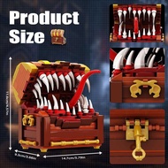 Creative Game Treasure Box Monster Building Blocks Compatible Lego Treasure Box Monster Building Blo