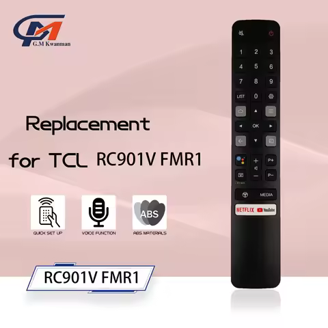 New Original RC901V FMR1 Voice Remote Control fit for TCL Android Smart TV 40S6500FS 40S6510FS 40S68