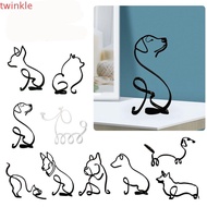 XINYUE Dog Ornaments Home Office Animal Dog Cat Metal Desktop Decoration Personalized Home Decoratio