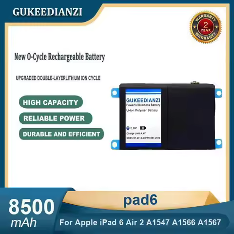 Battery For Apple iPad 6 Air 1 2 5 10 A1484 A1474 1475 A1484 A1474 1475 A1315 A1219 A1337 A1395 A139