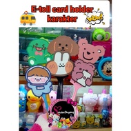 Friends Shopping - E Toll Card Holder Character|E-Toll Character Stick|Korean Cute E-toll Stick|Cute