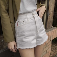 VALENCIA - DAKOTA DENIM SHORTS กางเกงยีนส์ขาสั้น เอวสูง ผ้าไม่ยืด