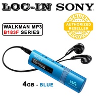 Sony B183F Series Walkman MP3 4GB (BLUE)