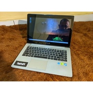 Laptop Gaming Asus S451Lb Core I5 4200U Nvidia Touch Murah
