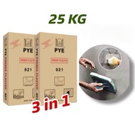 Cap PYE 921 Super Render 3 In 1 - 25KG Ready Mix Cement / Simen Sedia Campur / Pre Mix Plaster