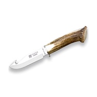 Skinning Knife CN74 Hurón, Deer Horn Handle, Hunting Knife with 4.33 inches MOVA Steel Blade, Brown 