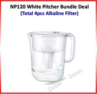 (Water Pitcher) Novita NP120 Water Pitcher Bundle (Total 4pcs Filter)