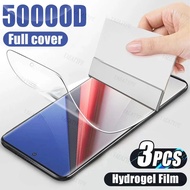 3Pcs 500D HD Clear Soft Hydrogel Film Anti Blue Light Dustproof Phone Screen Protector For iQOO U5e 
