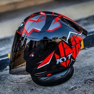 หมวกกันน็อค ครึ่งใบ KYT TTR-JET สีพื้น ราคา 2550.- *ไม่รวมชิลด์ปรอท มอเตอร์ไซค์ Motorcycle