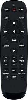 Replacement Remote Control Applicable for Philips Soundbar Speaker HTL1510B HTL1520B/12 HTL1510B/12 HTL1520B/98 HTL1520B/37 HTL1510B/37