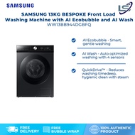 SAMSUNG 13KG BESPOKE Front Load Washing Machine with AI Ecobubble and AI Wash WW13BB944DGBFQ | AI Wash | AI Control