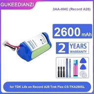 For Tdk Life ON Record A28 Trek Flex CS-TKA280SL 3AA-Hhc 2600Mah Reliable Replacement High Performan