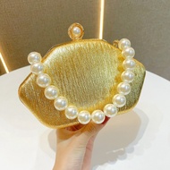 LUMIERA New Fashion Pearl Women Clutch Bag for Dinner Party Evening Prom Wedding Guest with Cheongsa
