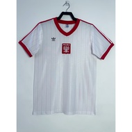 1982 Poland Home Jersey Football Jersey Sports T-Shirt