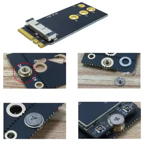 1PCS NGFF M.2 Key A/E Adapter Card Wireless Network Card Adapter Card for BCM94360CS2 BCM94360 BCM94