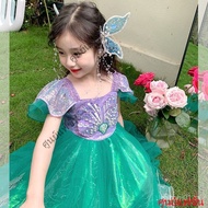 Mermaid costume for girls / Princess Ariel costume / Children's clothing / Performance costume / Bir