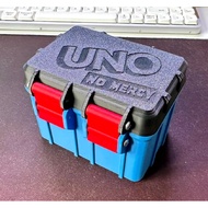 Uno no mercy jumbo rugged storage box card holder Case