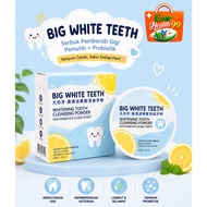Dr Smile Big White Teeth Whitening Tooth Powder | Probiotics Oral Care | Pemutih Gigi, Nafas Segar &