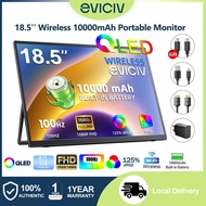 Wireless Portable Monitor Built-in 10000mAh Battery 15.6/18.5/23.8inch 1080P FHD 100Hz/60Hz USB-C HD