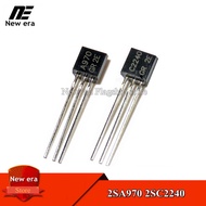 200 Chiếc 100 Cặp 2SA970 2SC2240 TO-92 ( 100 Chiếc A970 + 100 Chiếc C2240 ) TO92 Power Audio New