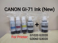 CANON GI- 71 GI71 Compatible Refill ink Bottles for Printer PIXMA G1020 G3020 G2020 G3060 G3770 G477