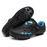 Cycling Shoes Mtb Road Bike Shoes Men Self-Locking Spd Road Bike Shoes Women Cycling Sneakers Mountain Cleat Flat Bicycle Shoes