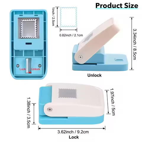 Protable Stamp Border DIY Punch Stamp Shape Craft Punch Embossing Machine Round Hole Punch Toothed P