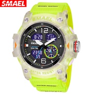 SMAEL 8007 Sports Dual Display Watch for Men Led Digital Quartz Waterproof Watches Men's Stopwatches
