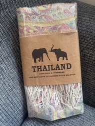 泰國絲綢羊絨圍巾