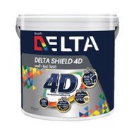 สีน้ำทาฝ้า ชนิดด้าน DELTA DELTASHIELD 4D 9000 สีเทา 1 แกลลอน (1263481)