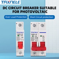 DC MCB 1P 2P Solar Circuit Breaker Overload Protection 32A 40A 50A 63A MCB for Photovoltaic PV