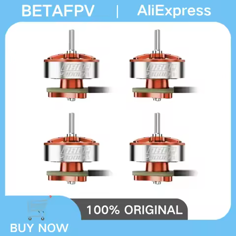 BETAFPV 0802 1S Brushless Motor 22000-28000KV 1.88g 0.1mm Stator 1mm Shaft for Air75 II Meteor65 Tin