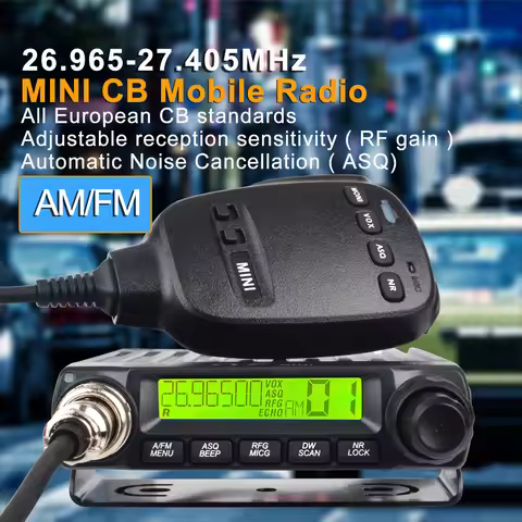 TYT 11 Meters Radio 27MHz CB Mobile Transceiver 40Ch FM AM Modulation 4W Compact Mini European Citiz