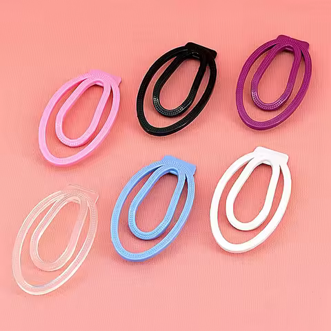 2pcs Fufu Clip Training Cock Cage Light Plastic Training Clip Cock Cage Chastity Device Light Plasti