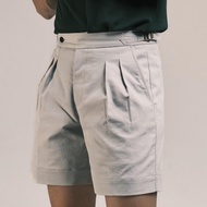 era-won กางเกงขาสั้น รุ่น Double belts Classic Shorts สี Light Beige