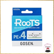Gosen Roots PE×4 Light Green 150m 1.2号