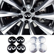 4PCS 56mm 60mm 65mm Car Wheel Center Hub Cap Emblem Sticker For Infiniti G20 G25 FX35 Q50 G37