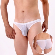 Băng Nam Lụa Thấp Vòng Eo Quần Lót Nam Xuyên Thấu Hình Chữ U Thiết Kế Màu Đỏ Khô Nhanh Gợi Cảm Quần