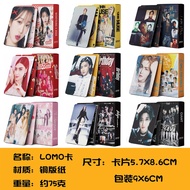 54/55 kad, kad kecil bersepadu, kad album G-IDLE, kad foto lomo buatan sendiri kpop gelombang Korea,