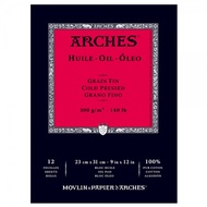 Arches Oil pad 23×31cm. 300gsm. (12 sheets) cold pressed #200 006 578