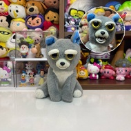 Feisty Pets Sammy Suckerpunch husky dog Doll Keychain 4.5 Inches Second Hand Good Condition