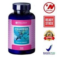 Wellness Squamega 100 Softgels Squalene + Omega 3 6 9 / Omega 3,6,9