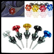 [8C11] 1Pc Oil Dipsti Filler Cap Plug For Scooter Motorcycle Engine Engine Crankcase Oil Level Gauge